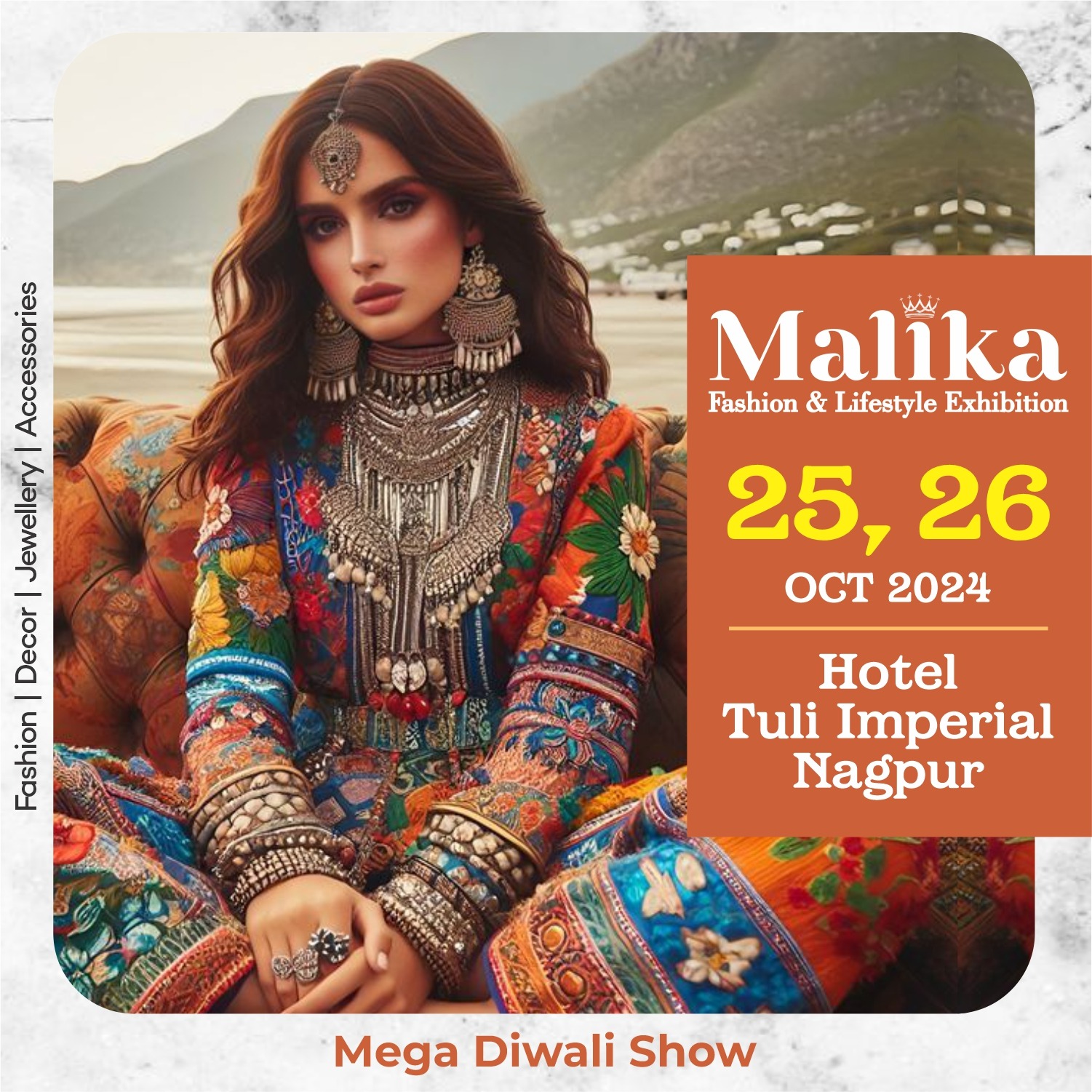 Malika Fashion & Lifestyle Exhibition Diwali 2024 at Nagpur